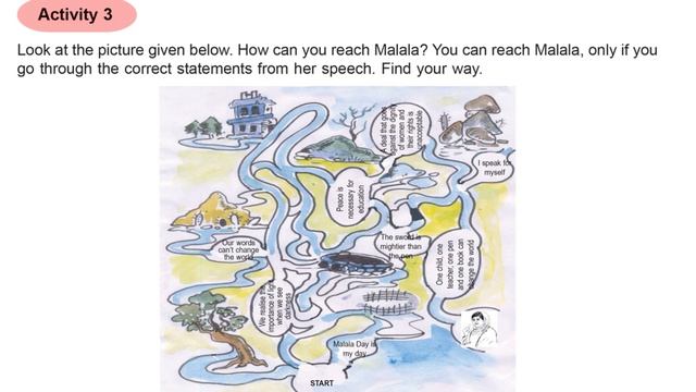 Std 6 English Unit 2 One child one teacher one book and pen can change the world Activities смотреть онлайн