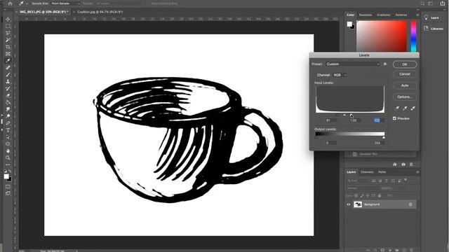 Pencil Drawing To Vector Image, Photoshop to Illustrator workflow смотреть онлайн
