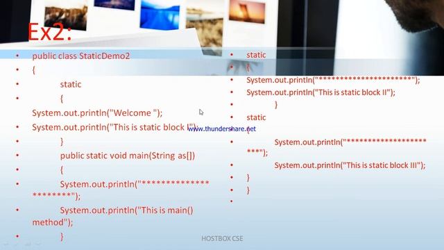#11 How to use Static and Initializer Block in java with demo/ Core java tutorial смотреть онлайн