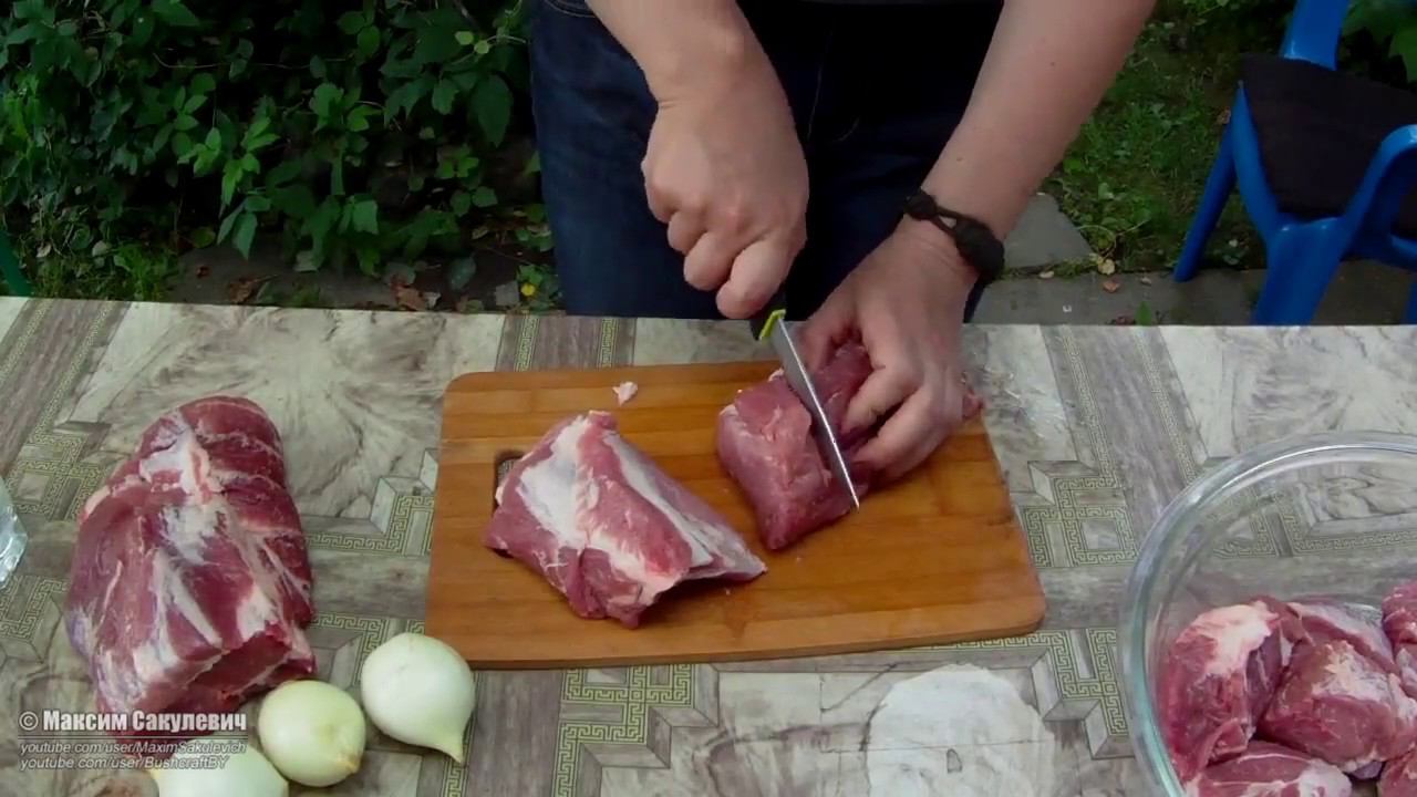 Настоящий Шашлык "По-Советски" - часть 1 - Мариновка [EN SUB] смотреть онлайн