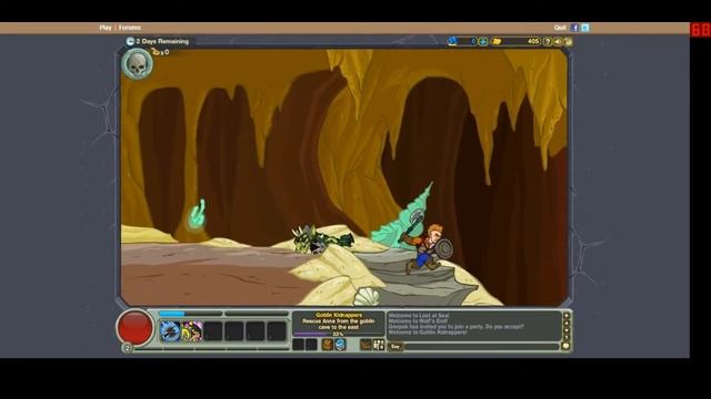 Dungeon Blitz (Free to play browser game) - Quick Look (First Look) Gameplay HD смотреть онлайн