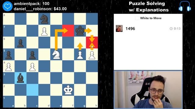 How to Solve Chess Tactics | 1400-1600 Puzzles Training
