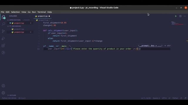 Beginner Python project 2 - Shipping Calculator смотреть онлайн