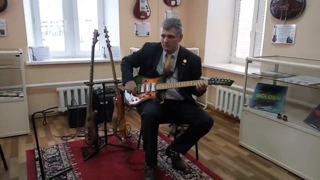 Видео с выставки советских гитар. Коллекционер Алексей Челюканов