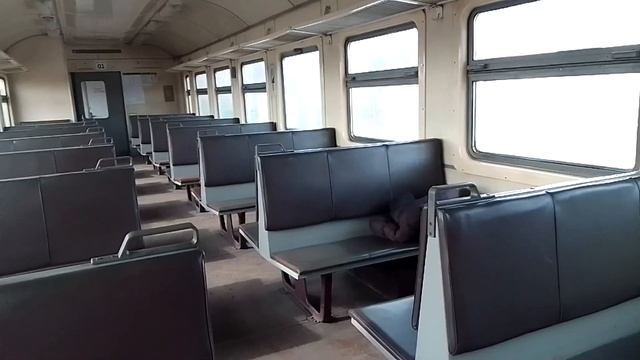 ЭД9М-0150. Вид пустого салона. Идём в Свирь. смотреть онлайн