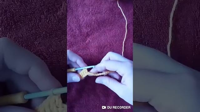 Для левшей. Вязание столбиков с одним накидом смотреть онлайн