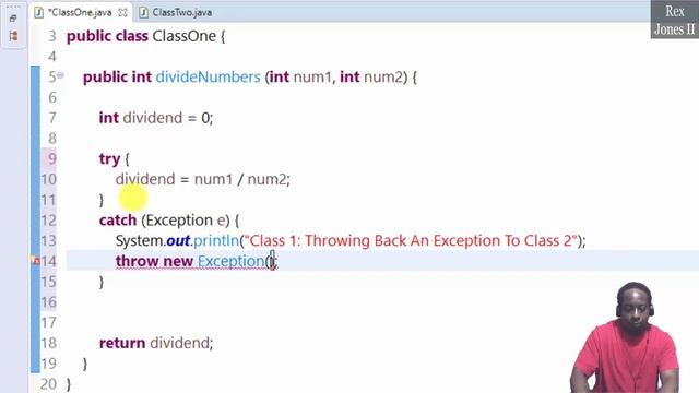 ✔ Java Throws & Throw Exception Example | (Video 137) смотреть онлайн