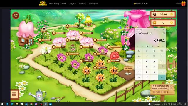 TOP FLOWER NFT | Сколько я заработал за 24 часа в игре. #4 смотреть онлайн