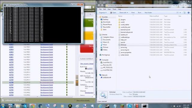 How to make a minecraft server! 1.5.2-1.6.1-1.6.2 смотреть онлайн