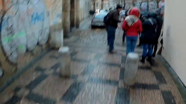 Рождество в Праге. Обзор квартиры в которой живем. Стена Джона Леннона. Телебашня. смотреть онлайн