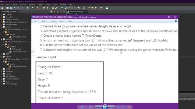 Generic TriPrism java part 1 смотреть онлайн