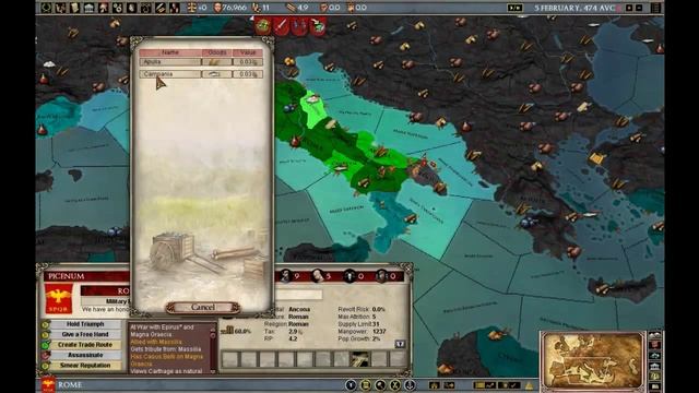 Europa Universalis Rome - Episode II - Pyrrhic War смотреть онлайн
