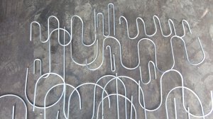 Гибка тонких алюминиевых труб теплообменника диаметром 8 мм на ручном дорновом трубогибе PARTNER