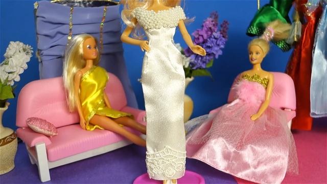 Барби Салон #6 Конкурс Красоты Играем в Куклы Барби Мода Видео для Девочек для Детей смотреть онлайн