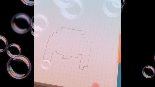 Как нарисовать собачку по клеточкам смотреть онлайн