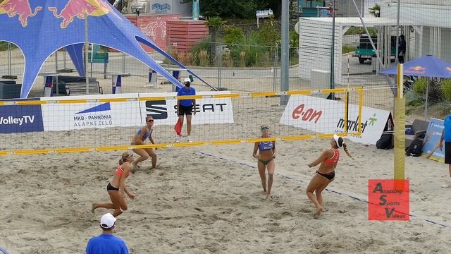Beach Volleyball Girls Super Rally Slow Motion смотреть онлайн