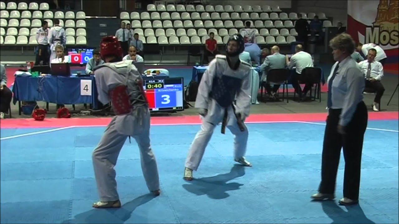 Taekwondo WTF. Russian Open 2014. 13.09.2014. Кривейченко-Лавров смотреть онлайн