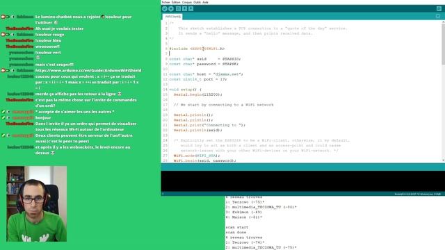 Tuto live Arduino épisode 12 : Internet ! ? (WiFi, ESP8266, Serveur / Client, Ports et routage) смотреть онлайн
