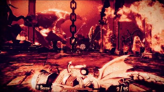 Devil Guns - пиксельный шутер от первого лица, локация TEMPLE смотреть онлайн