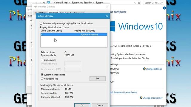 How to manage Windows 10 Virtual Memory смотреть онлайн