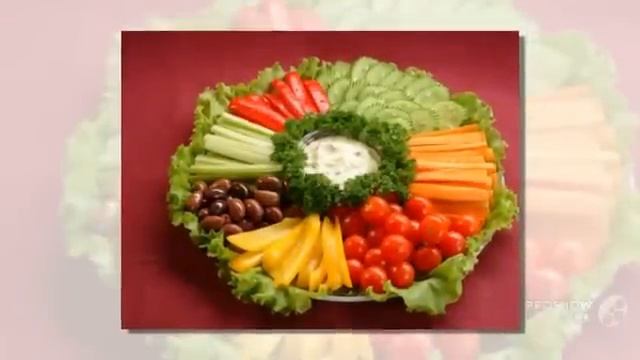 Овощные нарезки на стол. Красивая овощная нарезка, фото смотреть онлайн