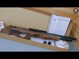 Пневматическая винтовка Kalibrgun Cricket Standart BullPup II (6.35 мм, Орех) видео обзор 4k