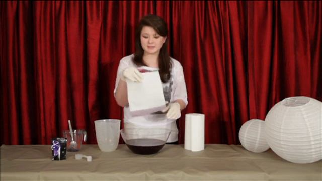 How to dye a paper lantern for a wedding, party, event or your home смотреть онлайн