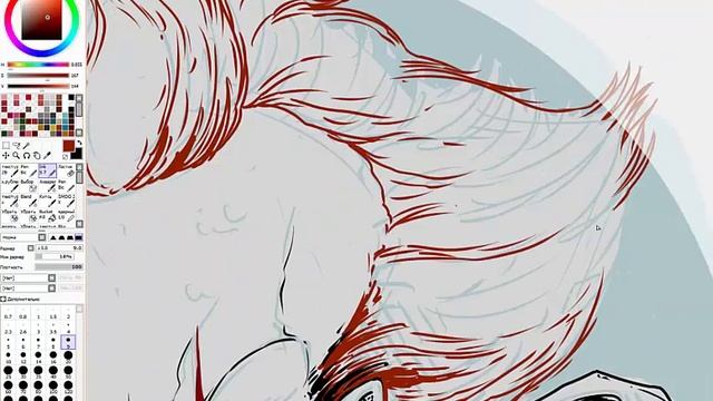 It. Рисование контура Пеннивайза.
