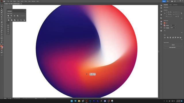 How To Create Mesh Gradient in Illustrator смотреть онлайн