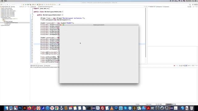 048 JavaBlackboard : BorderLayout, JLabel, BackgroundColor смотреть онлайн