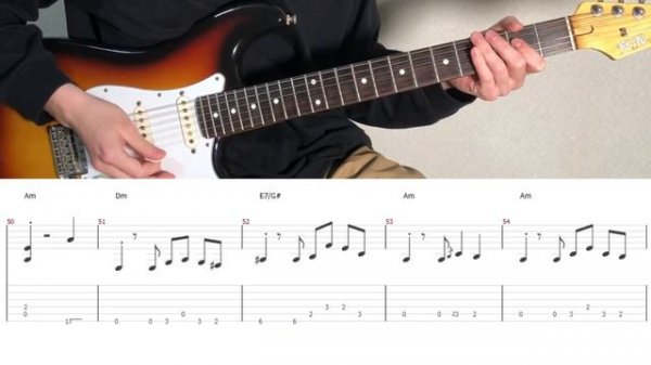 Måneskin - GOSSIP (guitar cover with tabs & chords)