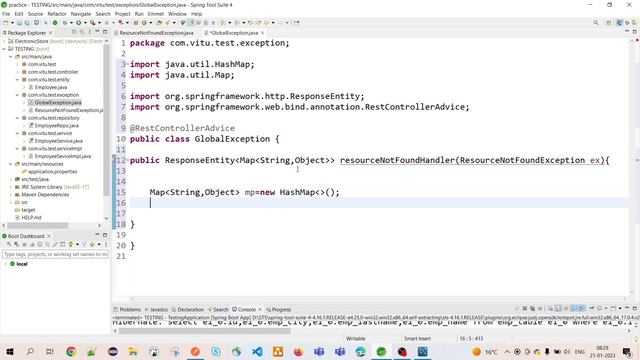 GLOBAL EXCEPTION HANDLING IN SPRING BOOT смотреть онлайн