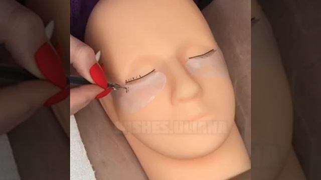 Разметка схемы для наращивания ресниц на веке. смотреть онлайн