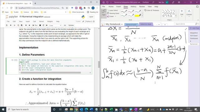 Numerical integration-midpoint rule: theory and python implementation смотреть онлайн