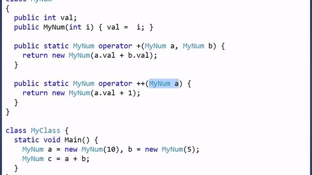 C# Tutorial - 23 - Operator Overloading смотреть онлайн