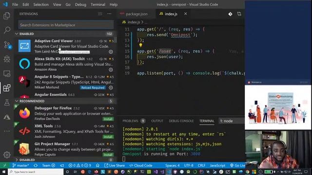 Demystifying Technology with Sam Episode # 006: Building the Ominipost App (node modules) смотреть онлайн