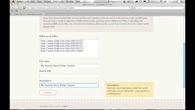 Video Blog: Adding your own movie lists смотреть онлайн