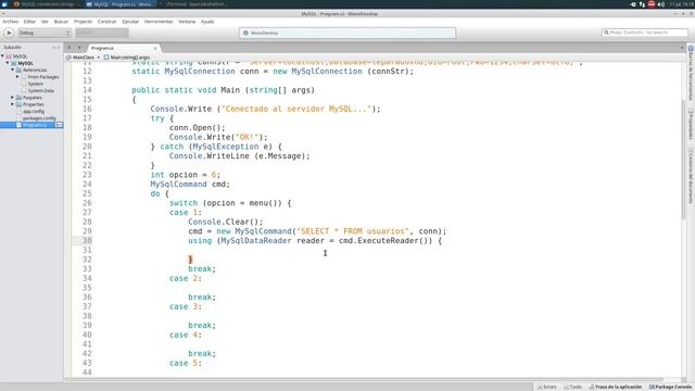 Programación C# en Linux - Parte 2: Aplicación de Consola - MonoDevelop смотреть онлайн