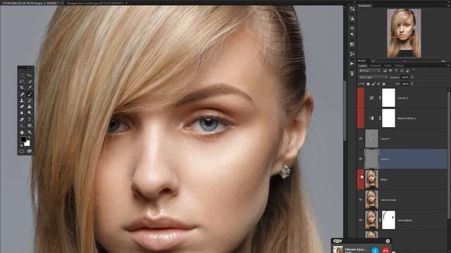 Photoshop ретушь смотреть онлайн