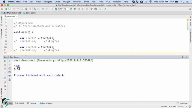 Dart STATIC variables and methods. Dart Tutorial for Flutter #9.8 смотреть онлайн