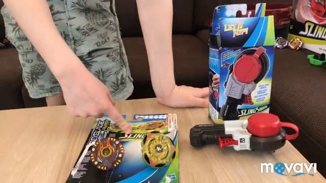 Коллекция волчков Бэй Блейд! Сражение Вольтрика и Архилеса! Bey blade burst Слинг Шок смотреть онлайн