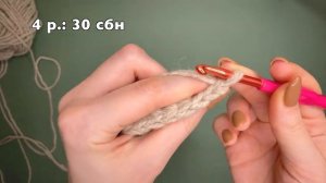 Простая объемная ШАПКА крючком ❄️ | Урок для начинающих