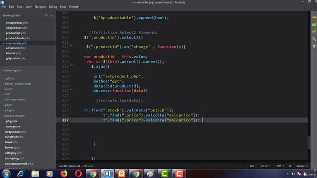 89|| Create Order|| Design UI||Sales Module 9||Point of sale system in PHP|| PHP 8||#code смотреть онлайн