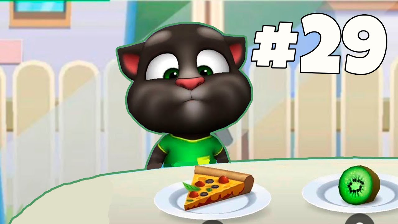 Том в парике. 29 серия на канале BabyMax. Мой говорящий Том. Детские игры на Андроид. смотреть онлайн