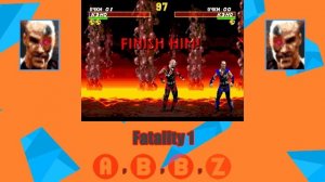 Ultimate Mortal Kombat 3 [Genesis] Kano - приёмы