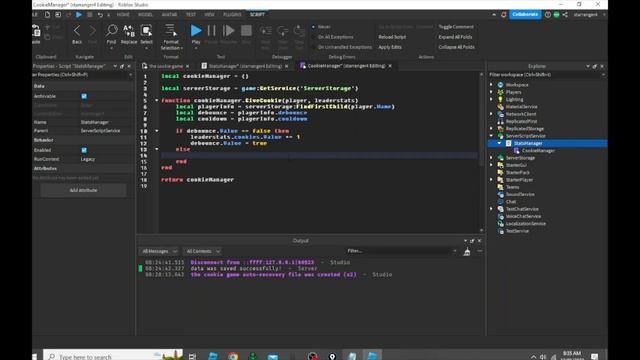 how to make a cookie clicker game part 4: debounce and auto saving (roblox studio) смотреть онлайн