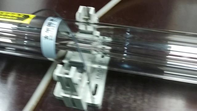 Лазерная трубка Lasea CL-1200 (60-70Вт) проверка перед отгрузкой смотреть онлайн
