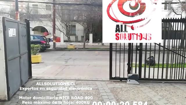 Nice Road 400 - Motor eléctrico para portón de corredera смотреть онлайн