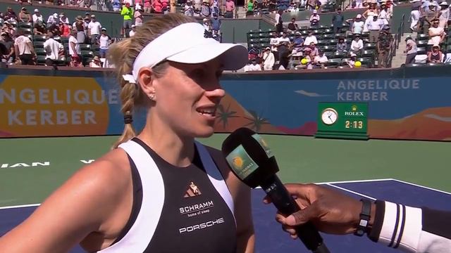On Court with Angelique Kerber at Indian Wells 2024 | Tennis Channel смотреть онлайн