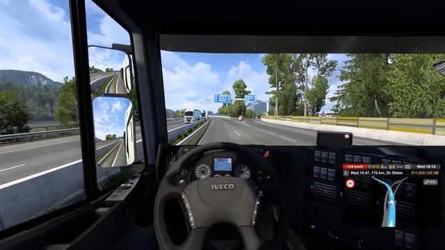 Over Speed Driving IVECO Truck || Euro Truck Simulator 2 смотреть онлайн